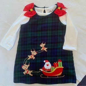 Christmas/ Holiday Plaid Dress by Rare Editions Size 24 mos /2T